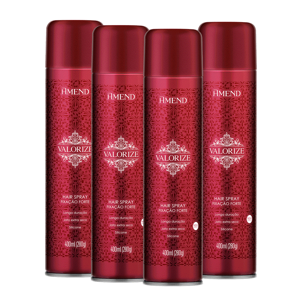 Kit Hair Spray Amend Valorize forte 400ML III | 4 produtos